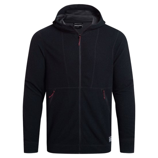 Craghoppers - "Compresslite" Fleecejacke für Herren, mit Kapuze (Schwarz) - Image 2