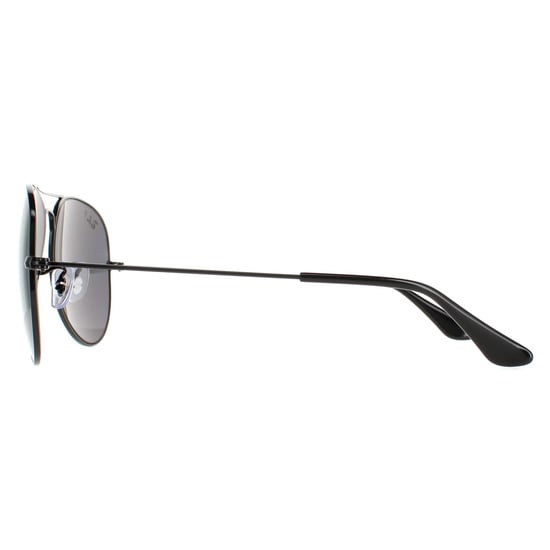 Ray-Ban Aviator Unisex poliert schwarz/schwarz polarisiert Aviator 3025 Sonnenbrille - Image 3