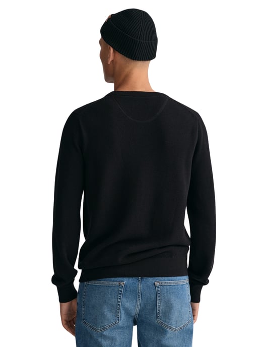 Gant Cotton Pique C-Neck Strickpullover - Image 2