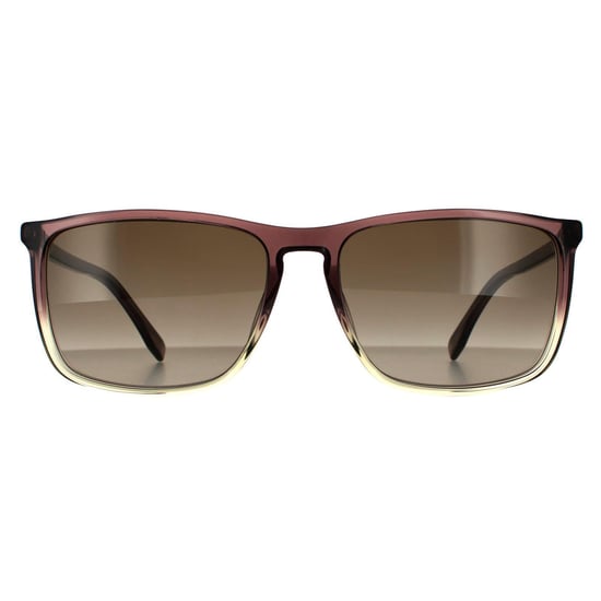 Hugo Boss Square Mens Braun Grau Braun Gradient Sonnenbrille - Image 1