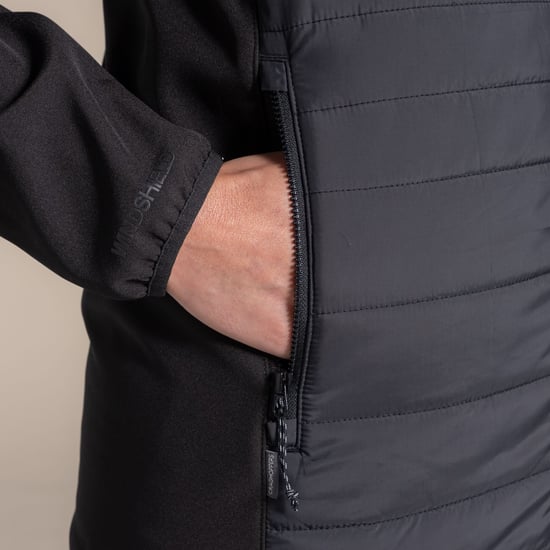 Craghoppers - "Expert Compresslite" Hybridjacke für Damen (Schwarz) - Image 5