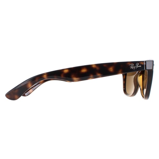 Lunettes De Soleil Ray-Ban Nouveau Wayfarer 2132 902/57 Tortue Brun Polarisé 55mm - Image 4