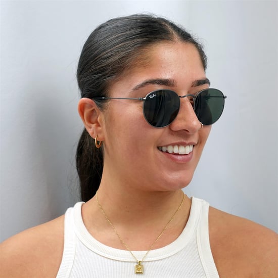 Ray-Ban Sonnenbrille Rund Metall 3447 029 Gunmetal Grün 50 - Image 5