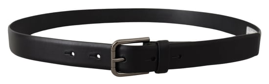 Schwarzer Leder-Gürtel im klassischen Stil - Image 3