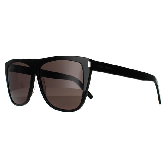 Saint Laurent Square Womens Schwarz Grau Rauch Sonnenbrille - Image 2