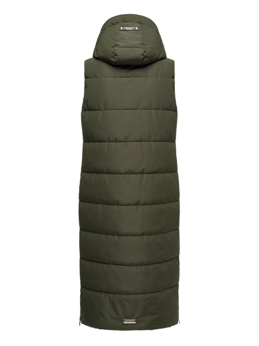 Navahoo Damen Steppweste Brezelchen – Lang & Stylisch Warm - Image 4