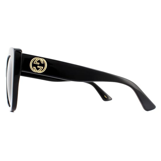 Gucci Cat Eye Frauen Schwarz Grau Gradient Sonnenbrille - Image 3