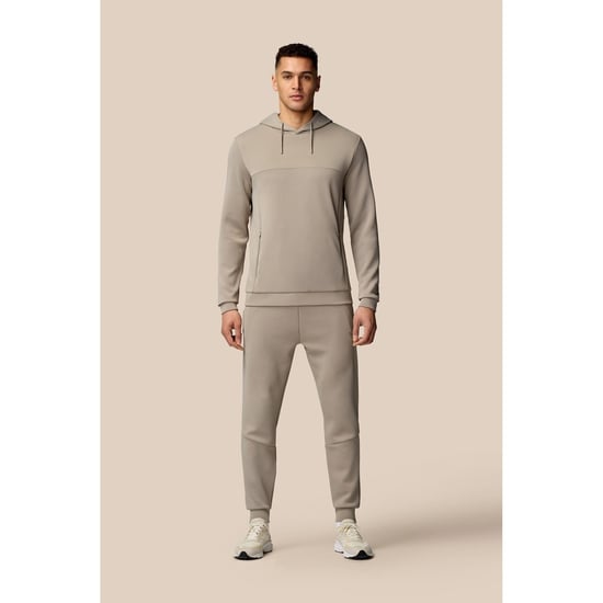 Castore Scuba Hoodie Polyester Herren Braun Kapuzensweatshirt - Image 4