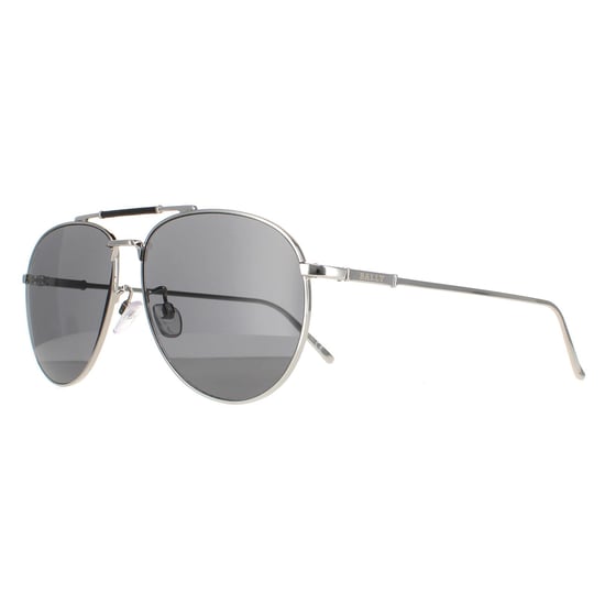 Bally Aviator Herren Silber Grau Verspiegelt BY0038-D - Image 2