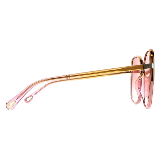 Chloe Square Womens Yellow to Pink Crystal Fade und Gold Pink Gradient CH0031S Franky - Image 4