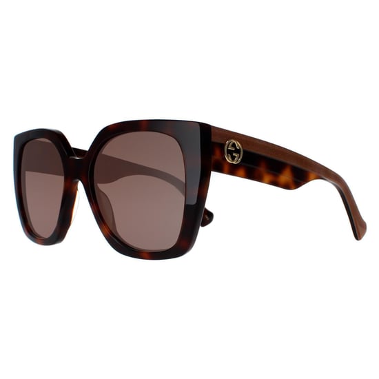 Gucci Square Damen Havanna Kristall Braun Farbverlauf GG1300S - Image 2
