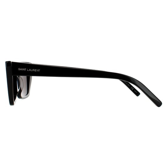 Saint Laurent Katzenaugen Damen Sonnenbrille Schwarz Grau - Image 3
