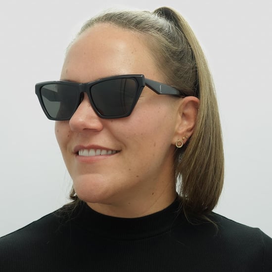 Saint Laurent Cat Eye Damen Schwarz Schwarze Sonnenbrille - Image 5