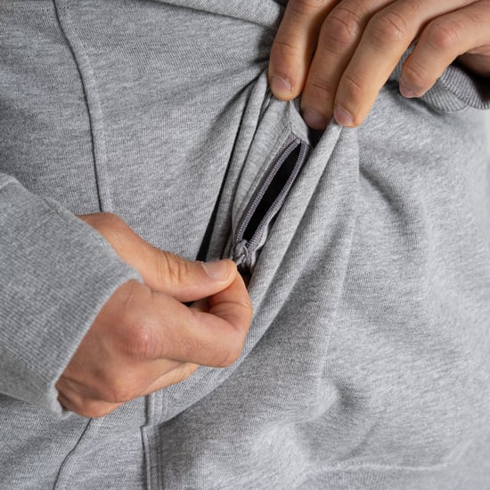 Craghoppers - "Workwear Oulston" Kapuzenpullover für Herren (Weiches Grau meliert) - Image 6