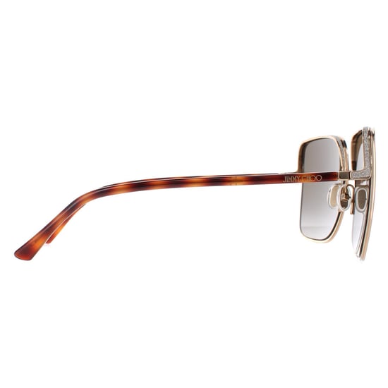 Jimmy Choo Square Damen Gold Havanna Braun Farbverlauf ALIANA/S - Image 4