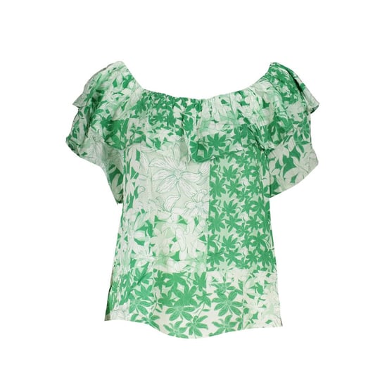 Blumenmuster Bluse Off-Shoulder Top - Image 1