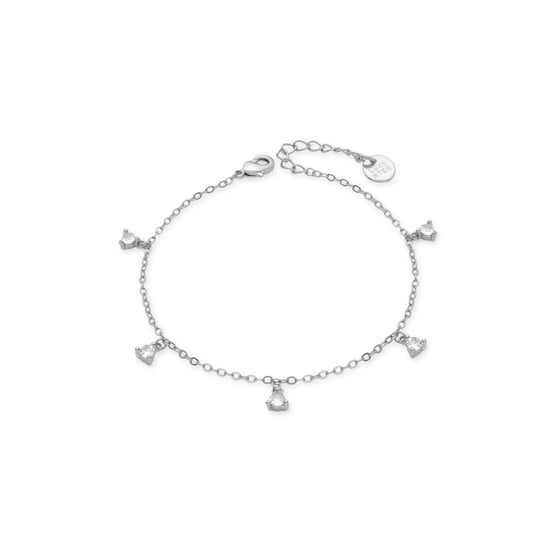 Luxenter Rhodium plattierter Brillant Zirkonia Armband - Kisain - Image 1