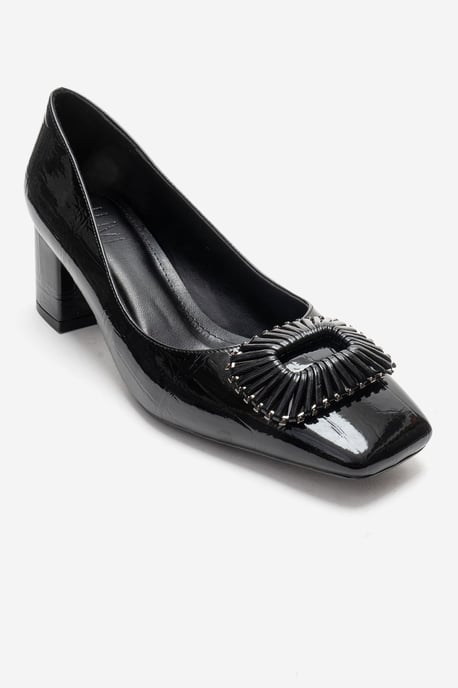 Velora Schnalle Eckige Zehenpartie Blockabsatz Pumps (Damen) - Image 3
