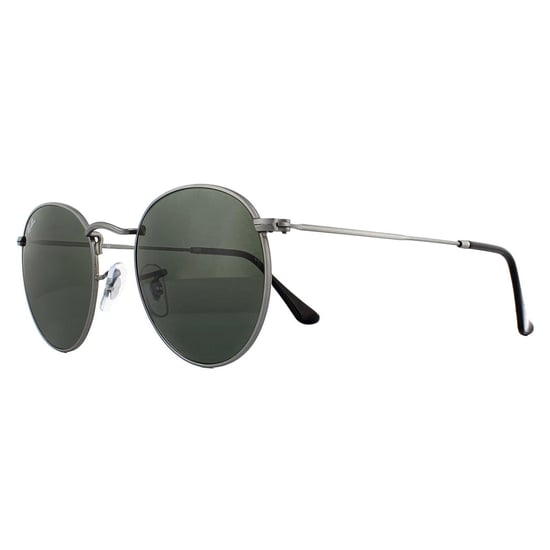 Ray-Ban Sonnenbrille Rund Metall 3447 029 Gunmetal Grün 50 - Image 2
