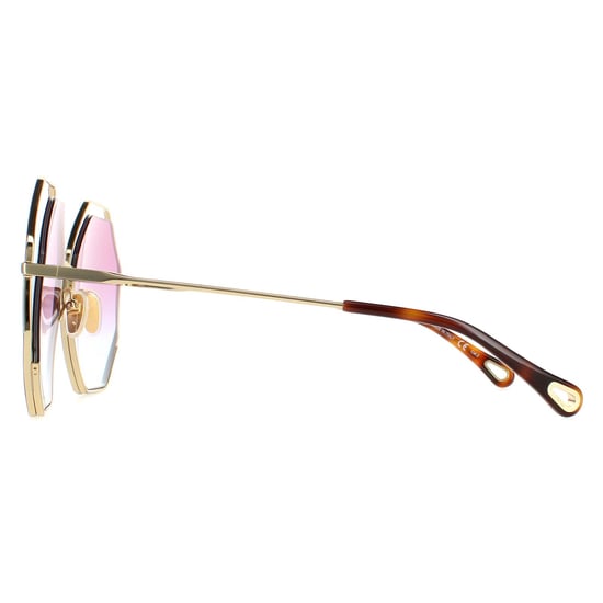 Chloe Rund Damen Gold Violett Blau Farbverlauf CH0045S - Image 3