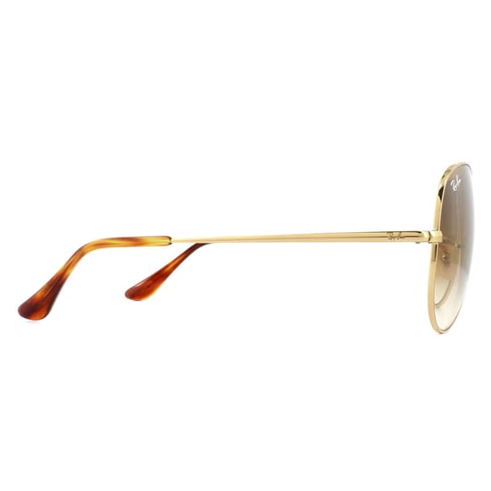 Ray-Ban Sonnenbrille Aviator Metall II RB3689 914751 Gold Braun Verlauf - Image 4