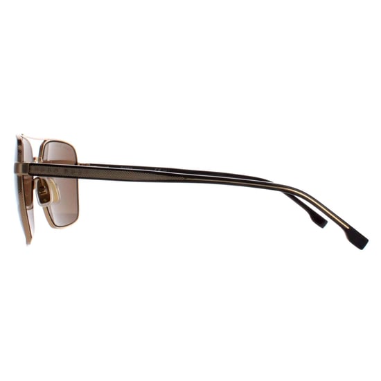 Hugo Boss Aviator Herren Rose Gold Braun 1045/S/IT - Image 3