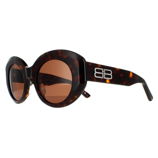 Balenciaga Oval Damen Havanna Braun BB0235S - Image 2