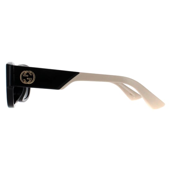 Gucci Square Womens Schwarz mit Elfenbein Grau GG1667SK - Image 3