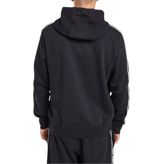 Nike Aries Club Tape Mens Pullover Hoodie In Black - Image 2