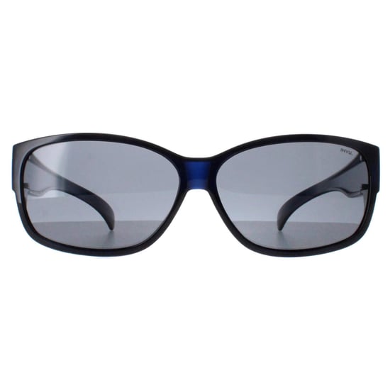 INVU Rectangle Unisex Transparent Blau Blau Polarisiert E2401 - Image 1