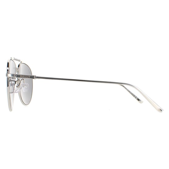 Bally Aviator Herren Silber Grau Verspiegelt BY0038-D - Image 3