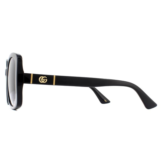 Gucci Butterfly Damen Schwarz Grau Gradient Sonnenbrille - Image 3