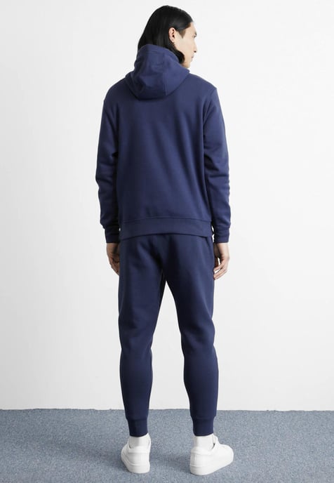 Nike Herren Sportswear Club Fleece Trainingsanzug mit Kapuze in Navy - Image 2
