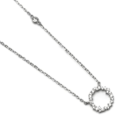 Luxenter Sterling Silber 925 Halskette mit rhodiniertem Brillant Zirkonia - Thilak - Image 4