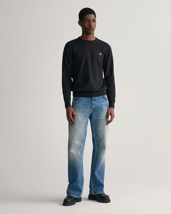 Gant Classic Cotton C-Neck Strickpullover - Image 4