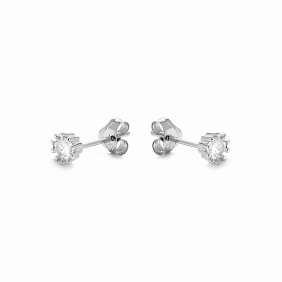Luxenter Ohrringe, 925er Sterlingsilber, rhodiniert und mit glänzenden Zirkonias besetzt - Image 3