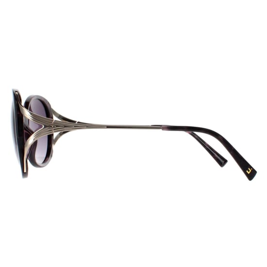 INVU Round Womens Dark Tortoise Lila Demi Gold Lila Polarized B2117 - Image 3