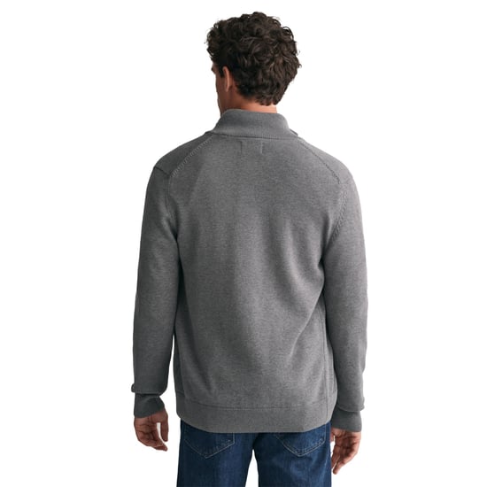 Gant Casual Cotton Zip Strickjacke - Image 3