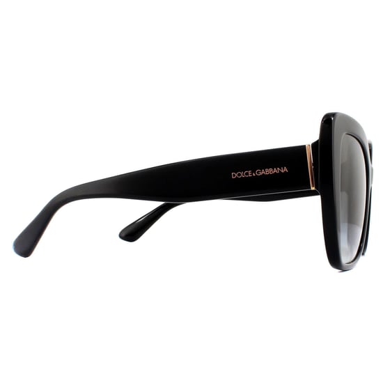 Lunettes De Soleil Dolce & Gabbana DG4348 501/8G Dégradé Gris Noir - Image 4