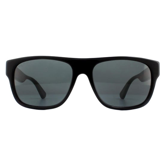 Gucci Rectangle Mens Schwarz Grün Rot Grau Sonnenbrillen - Image 1