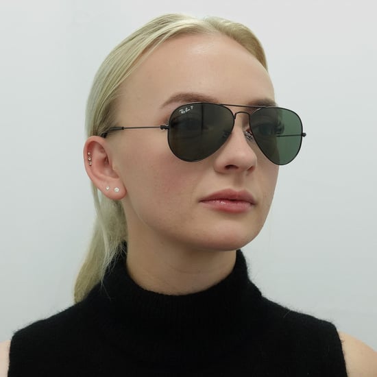 Lunettes De Soleil Ray-Ban Aviator 3025 Noir Vert Polarisé 002/58 - Image 6