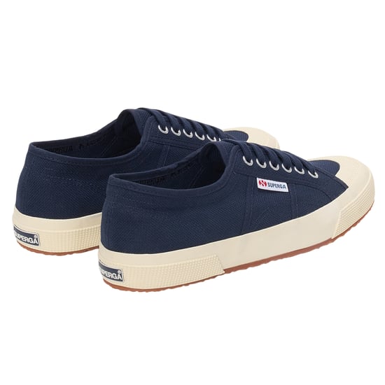 Superga - Herren/Damen Unisex Sneaker "2390 Military" (Marineblau/Naturweiß) - Image 2