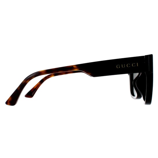 Gucci Square Herren Schwarz mit Havanna Grau GG1670SK - Image 4