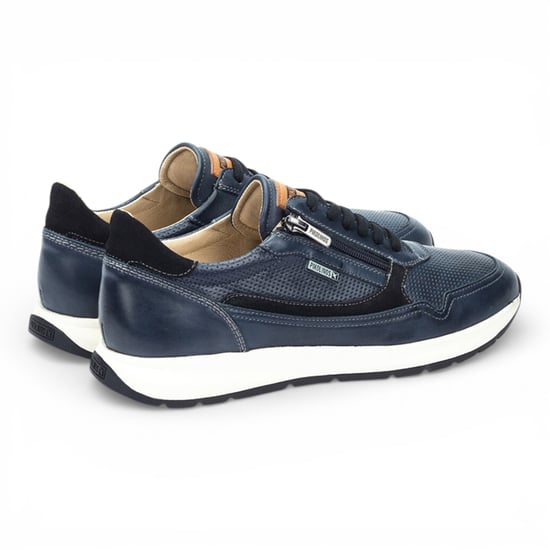 Pikolinos Herren-Sneaker aus blauem Leder, bequem und tragbar - Getafe - Image 5