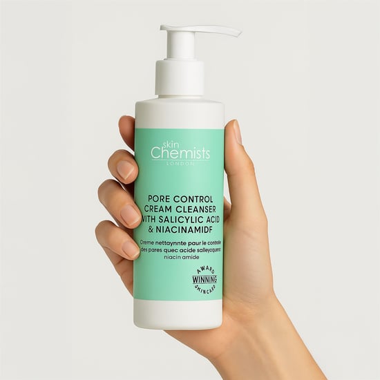 skinChemists Pore Control Cream Cleanser mit Salicylsäure und Niacinamid 200ml - Image 2