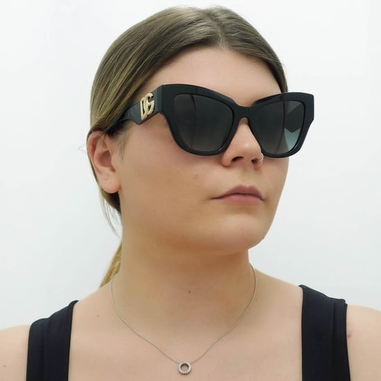 Dolce & Gabbana Cat Eye Damen Schwarz Grau Farbverlauf DG4404 - Image 6