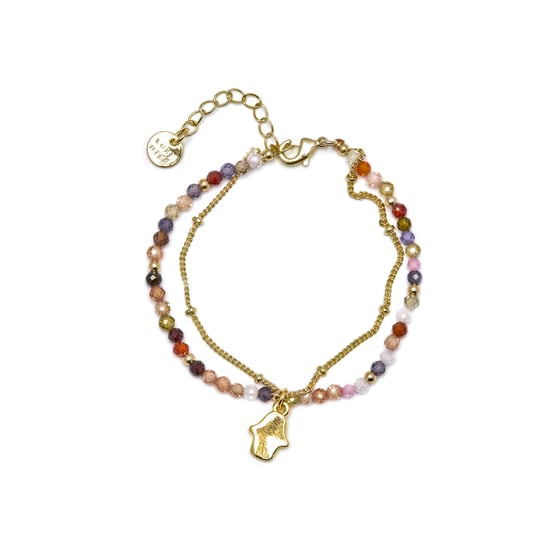 Luxenter Multicolour Kristall Armband aus 18K Gelbgold - Raxsu - Image 3