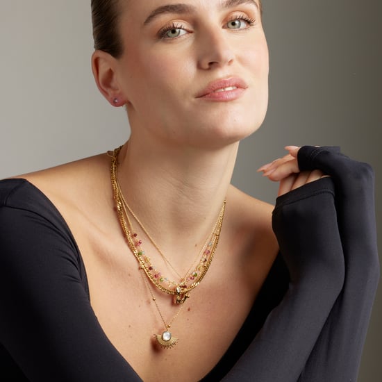 Luxenter Halskette mit weißem Perlmutt in 18K Gold - Sycu - Image 2