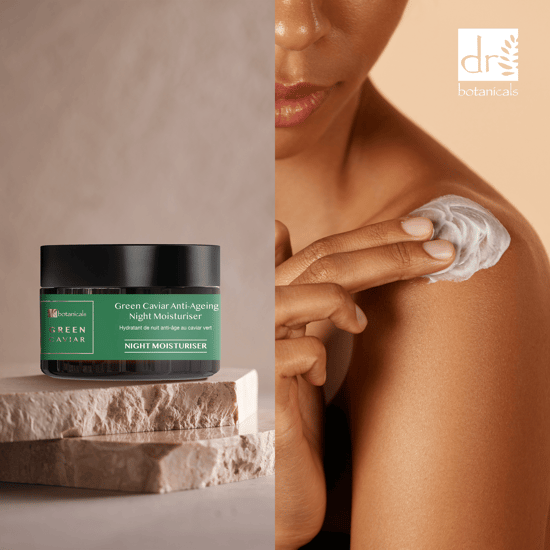 Dr Botanicals Grüner Kaviar & Arganöl Anti-Oxidationsmittel Anti-Aging Nachtcreme 50ml - Image 6