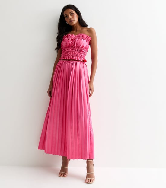 Rosa Faltenrock Maxi Rock - Image 3